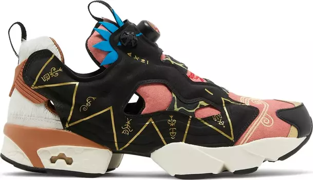 Кроссовки power rangers x instapump fury 'rita repulsa' Reebok, черный