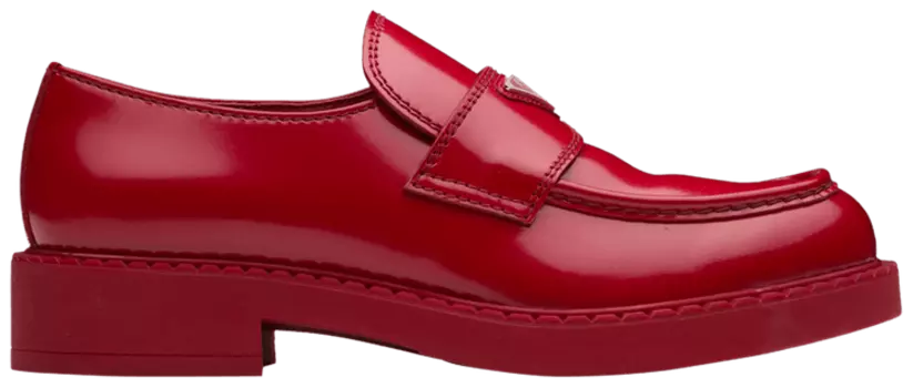 Кроссовки Prada Chocolate Loafer 'Scarlet', красный