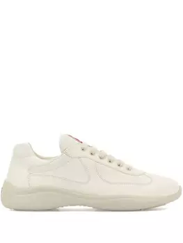 Кроссовки Prada из кожи наппа, белый
