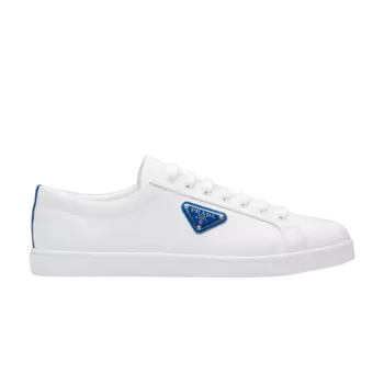 Кроссовки Prada из матовой кожи, белый