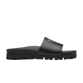 Кроссовки Prada Leather Sandal 'Black', черный