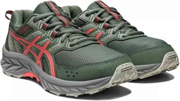 Кроссовки Pre Venture 9 GS ASICS, цвет Ivy/Papaya