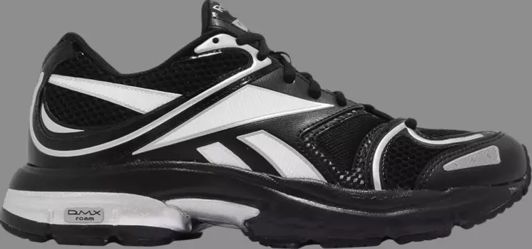 Кроссовки premier road plus 6 'black silver metallic' Reebok, черный