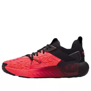 Кроссовки project rock 6 'phoenix fire black' Under Armour, красный