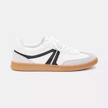 Кроссовки Pull&Bear Retro Trainers, белый