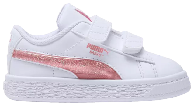 Кроссовки Puma Basket Toddler 'Glitter', белый
