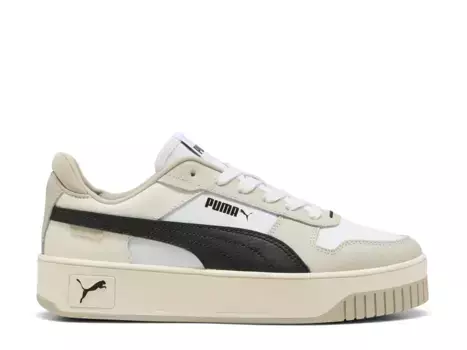 Кроссовки Puma Carina Street — женские, белые/бежевые/черные