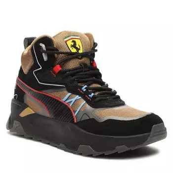 Кроссовки Puma FerrariTrinity Mid, коричневый