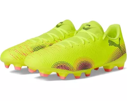 Кроссовки PUMA Future 8 Play Firm, Artificial Ground Soccer Cleats, цвет Yellow Alert-Puma Black-Sun Struck