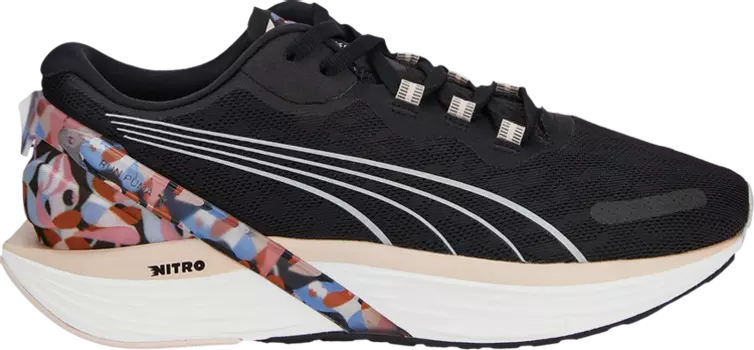 Кроссовки Puma Maggie Stephenson x Wmns Run XX Nitro Artwork - Black Arctic Ice, черный
