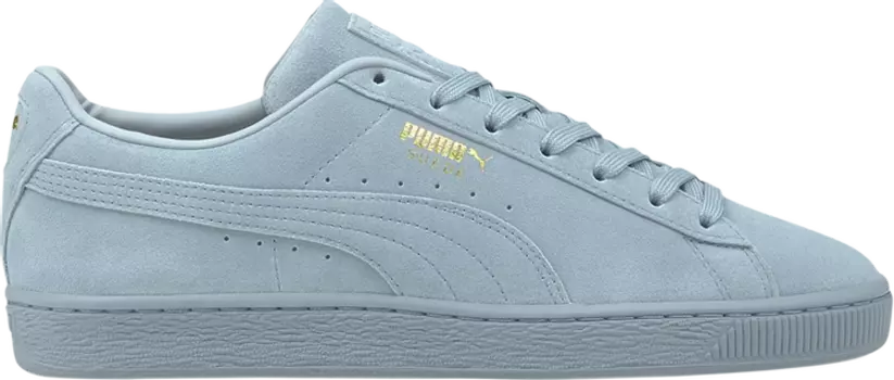 Кроссовки Puma Suede Mono 21 Blue Fog, синий