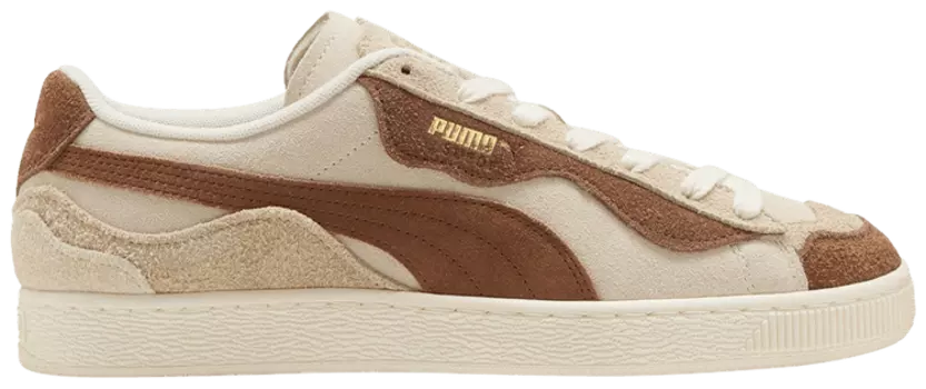 Кроссовки Puma Suede 'Trippy - Alpine Snow Haute Coffee', кремовый