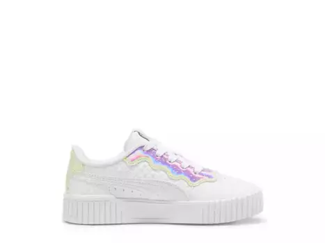 Кроссовки Puma Trolls 2 Carina 2.0 — детские, белые/розовые