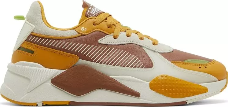 Кроссовки Puma White Castle x RS-X Mocha Bisque Sunflower, коричневый