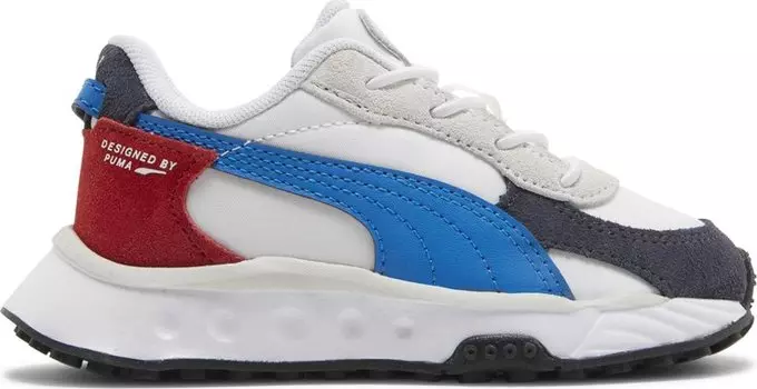 Кроссовки Puma Wild Rider Infant Rollin - Ebony White, белый