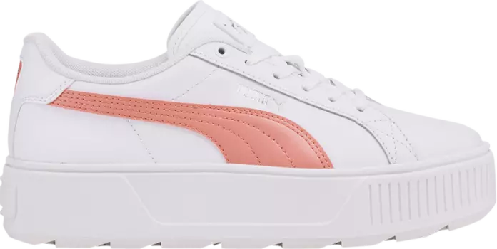 Кроссовки Puma Wmns Karmen Leather White Rosette, белый