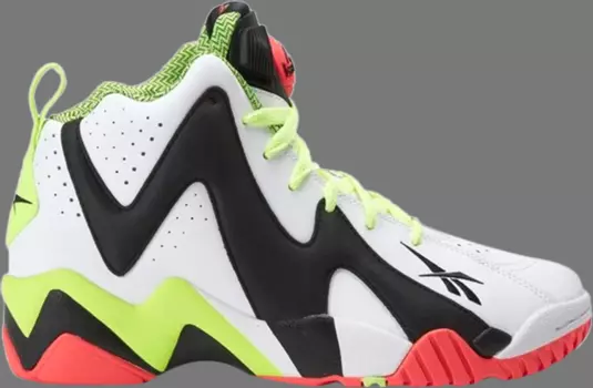 Кроссовки pump kamikaze 2 twilight 'white black yellow' Reebok, белый
