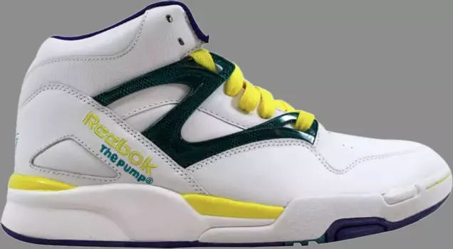 Кроссовки Reebok Pump Omni Lite, белый/черный/желтый