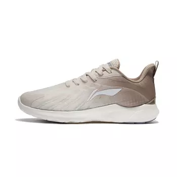 Кроссовки Qingyi Running Shoes Men Low-top Swan White/Cream Brown Lining