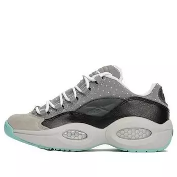 Кроссовки question low r13 Reebok, серый