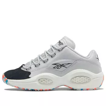 Кроссовки question low 'rec center' Reebok, серый