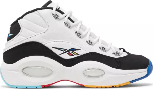 Кроссовки question mid 'class of '16' Reebok, белый