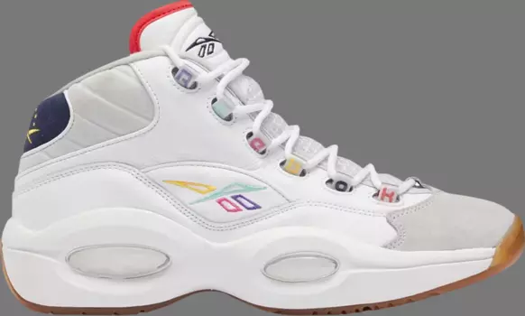 Кроссовки question mid 'international hoops' Reebok, белый