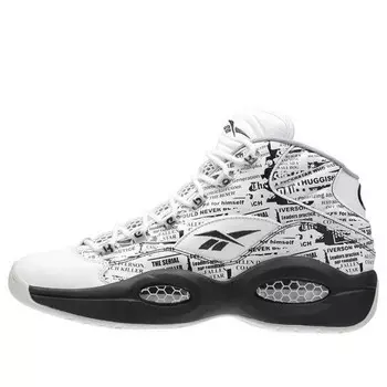Кроссовки question mid 'misunderstood' Reebok, белый