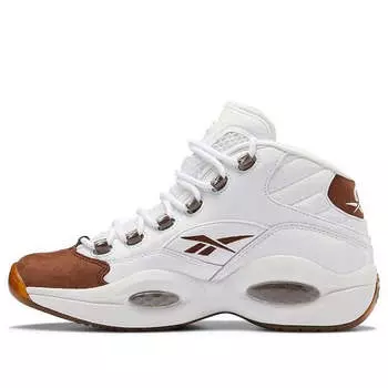 Кроссовки question mid 'mocha' Reebok, белый