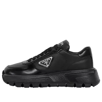 Кроссовки re-nylon sneakers 'black' Prada, черный