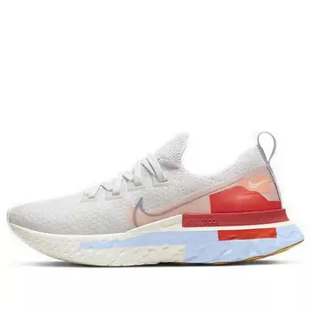 Кроссовки react infinity run flyknit 'psychic blue coral' Nike, мультиколор