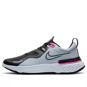 Кроссовки react miler shield 'obisidian mist' Nike, мультиколор