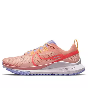 Кроссовки react pegasus trail 4 'arctic orange purple pulse' Nike, оранжевый