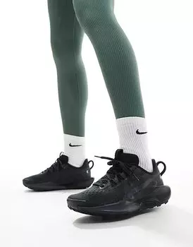 Кроссовки ReactX Pegasus Trail 5 черного цвета Nike Running