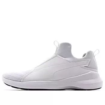 Кроссовки rebel mid trainers white Puma, белый
