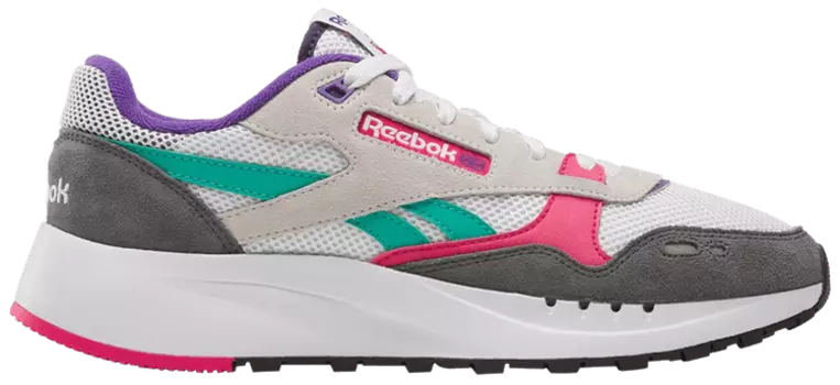 Кроссовки Reebok Classic Leather 2400 'Chalk Grey Bold Pink', серый