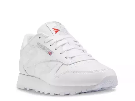 Кроссовки Reebok Classic Leather — женские, белые