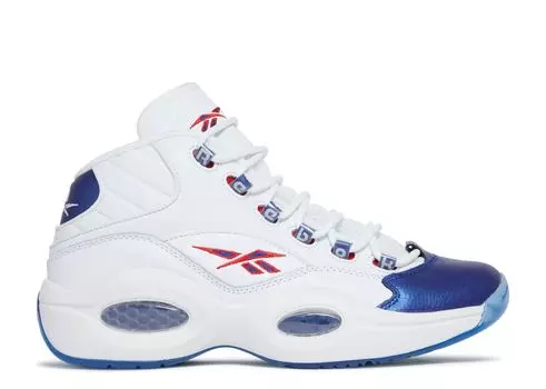 Кроссовки Reebok Question Mid 'Blue Toe' 2022, белый