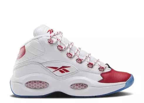 Кроссовки Reebok Question Mid 'Red Toe' 2024, белый