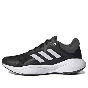 Кроссовки response 'black white' Adidas, черный