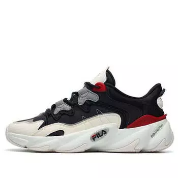 Кроссовки retro runner 'black red' Fila, черный