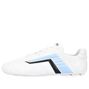 Кроссовки rev lace-up sneakers 'white blue' Prada, белый