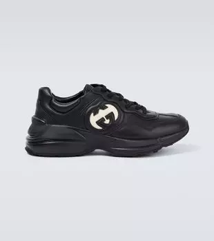 Кроссовки rhyton Gucci, черный