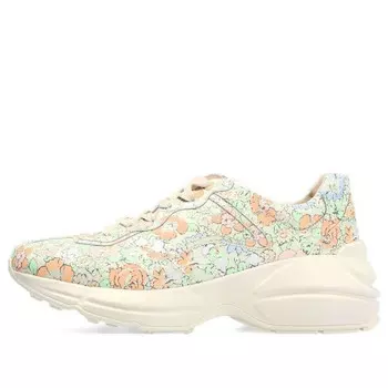 Кроссовки rhyton 'liberty london' Gucci, зеленый