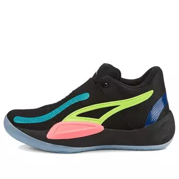 Кроссовки rise nitro 'black sunset glow' Puma, черный