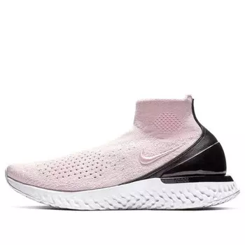 Кроссовки rise react flyknit Nike, черный