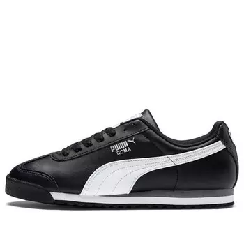 Кроссовки roma basic 'black white' Puma, черный