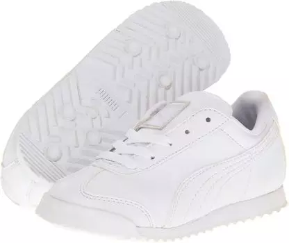 Кроссовки Roma Basic Kids PUMA, цвет White/Light Gray