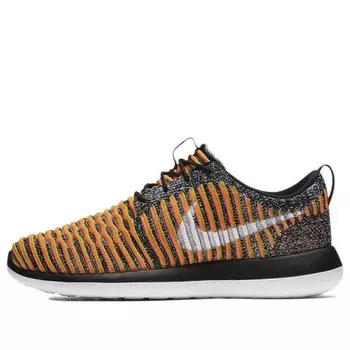 Кроссовки roshe two flyknit Nike, черный