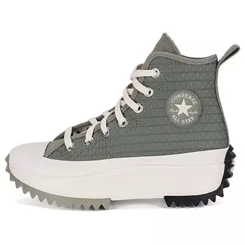 Кроссовки run star hike high 'alt exploration - light field surplus' Converse, серый